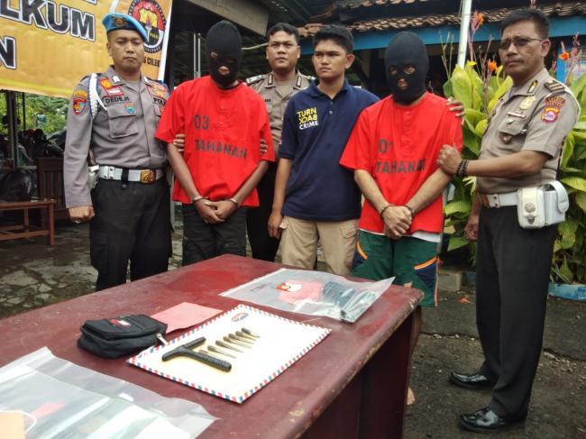 Polres Cilegon Berhasil Ungkap Pelaku Curanmor.