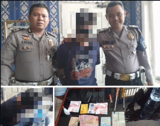Satlantas Polres Lebak Berhasil Gagalkan Pemuda Pembobolan Mesin ATM.