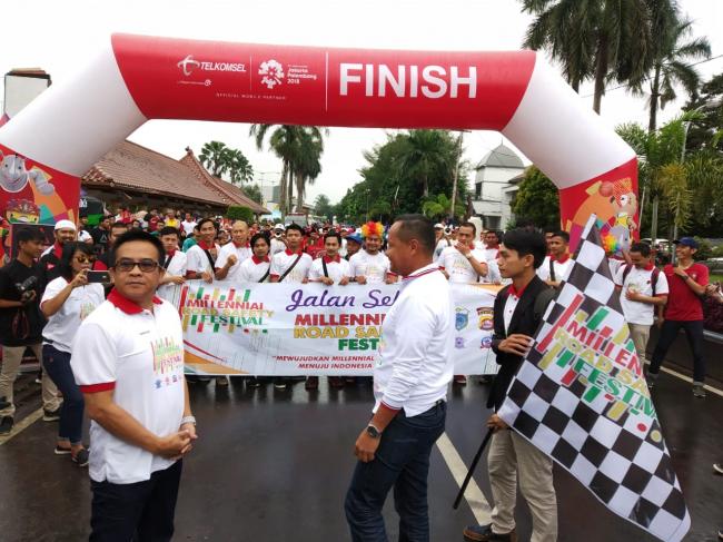 Polres Pandeglang, Gelar Millennial Road Safety Festival Wujudkan Kamseltibcar Lantas.
