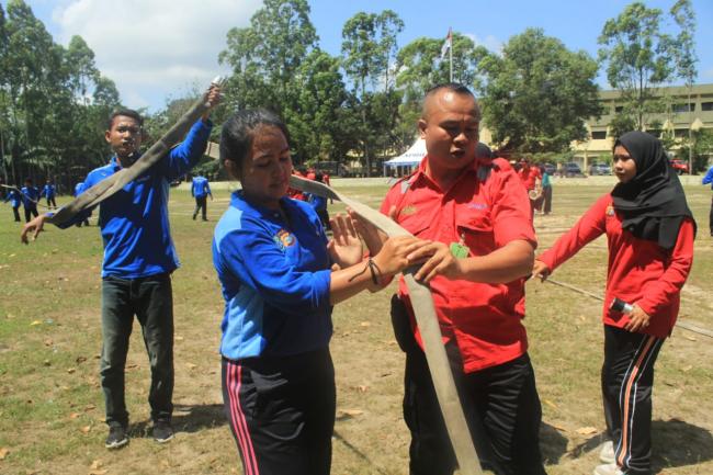 Usai Dilatih Tim Fire Fighter PT RAPP, Ratusan Mahasiswa Unilak Daftar Jadi Relawan Karhutla