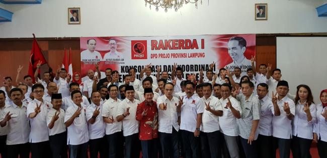 PROJO Lampung  Optimis  Joko Widodo Dua Periode