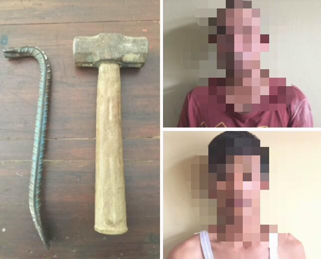 Satreskrim Polres Pandeglang Amankan 2 Orang Pelaku Pembongkar Distro