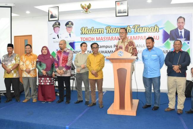 Azis Zaenal Ajak Tokoh Masyarakat Kampar Medan Bersatu Memajukan Kampar