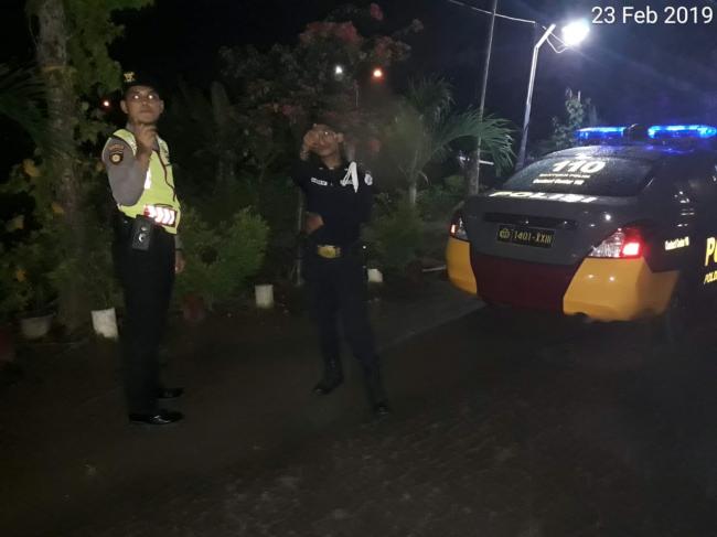 Tingkatkan Kondusifitas Wilayah, Ditsamapta Intens Patroli Dini Hari