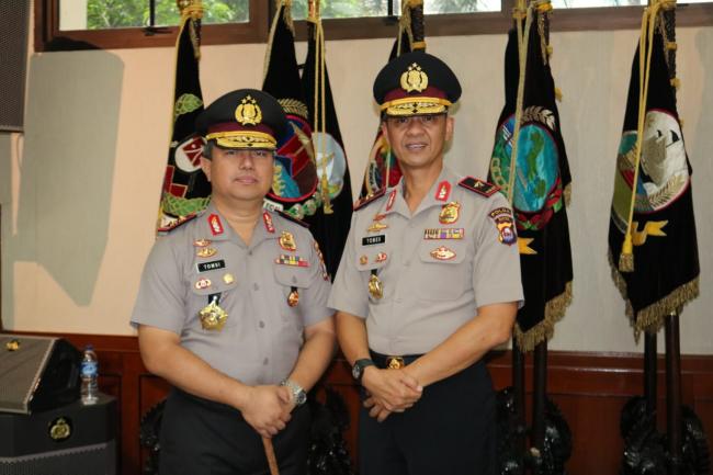 Selamat untuk Kapolda dan Wakapolda dari PJU Polda Banten