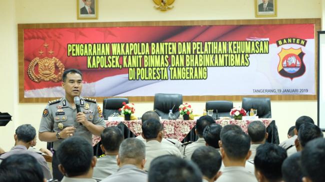 Kabid Humas Polda Banten Sampaikan Tingkatkan Publick Trust dikalangan Masyarakat