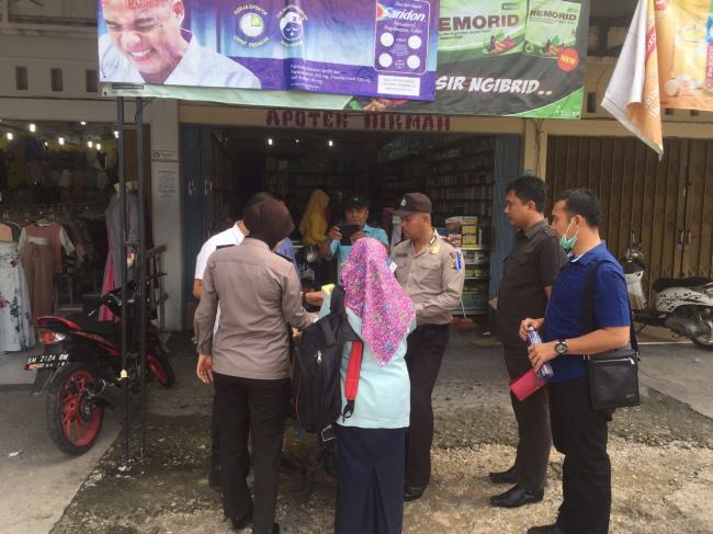 BPOM Dinas Kesehatan dan Polres Kampar Kembali Razia Toko Obat Apotek dan Tempat Pengobatan Alternat