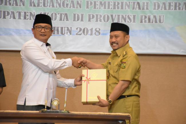 Kampar Terima Opini Wajar Tanpa Pengecualian (WTP) Untuk ke Tiga Kali dari BPK RI 