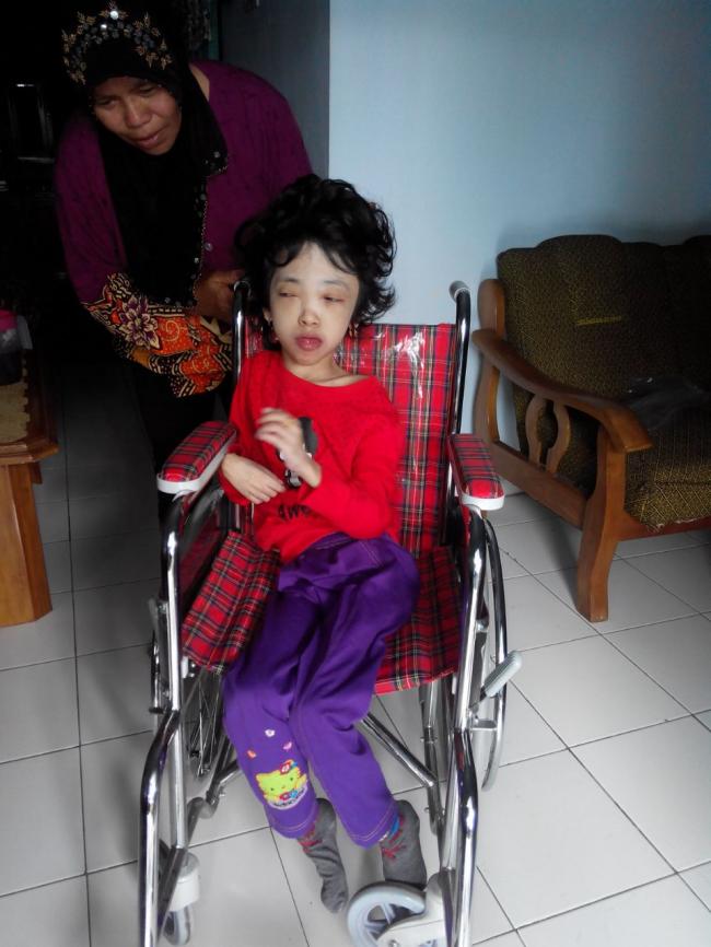 Kaum Difable Malang Ucapkan Terima Kasih kepada Sosok Polresta Pekanbaru yang Peduli