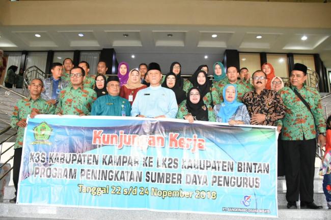 Shearing Program,  K3S Kampar Study Banding Ke Kabupaten Bintan Kepri.