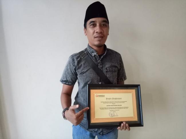 IWO Tanjungpinang Dapat Penghargaan dari Bawaslu