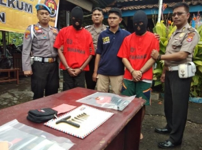 Polres Cilegon Berhasil Ungkap Pelaku Curanmor.