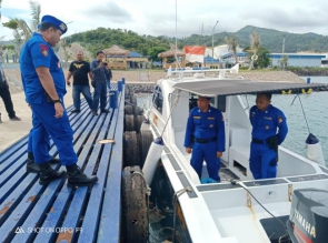 Dirpolairud Polda Banten, Siapkan Kapal Untuk Pengawalan Logistik Pemilu 2019.