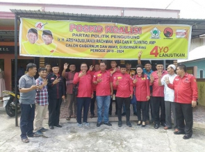 Kunjungi Posko Koalisi di Kabupaten Siak, Inilah Pesan Cawagub Suyatno