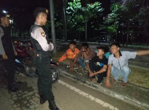 DitSamapta Polda Banten rutin Patroli Cegah Aksi Premanisme.