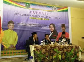 Rusli Ahmad Kembali Pimpin Lembaga Pemberdayaan Masyarakat Provinsi Riau