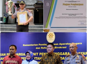 MenPAN-RB Kembali Beri Penghargaan kepada  Polresta Pekanbaru