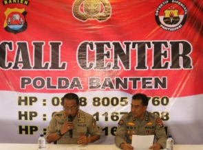 Humas Polri Laksanakan Press Compress Terkait Tsunami Banten