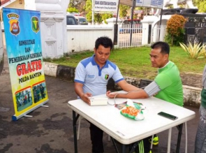 Biddokkes Polda Banten Gelar Bhakti Kesehatan Nusantara  Dekatkan Dengan Masyarakat