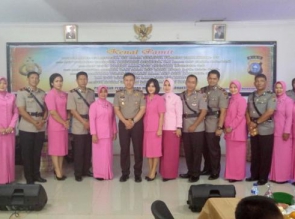 Suasana Haru dan Linangan Airmata, Lepas Kepindahan Para Pejabat di Jajaran Polres Kampar