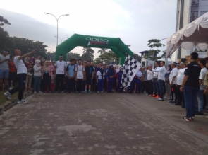 Kapolres Serang, Semarakkan Jalan Santai Dan Senam Kolosal.