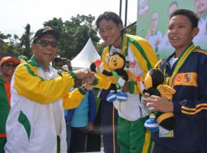 Perenang Kampar Raih Emas Pertama Porprov 2017, Hari Pertama Kumpulkan 3 Emas 1 Perak 2 Perunggu