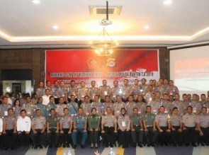 Rakernis POM TNI - Bid Propam Polda Banten, Kapolda : Mari Wujudkan Kinerja yang Profesional 