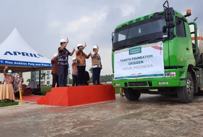 Tanoto Foundation Donasikan 500 ton Oksigen Bagi Pasien COVID-19