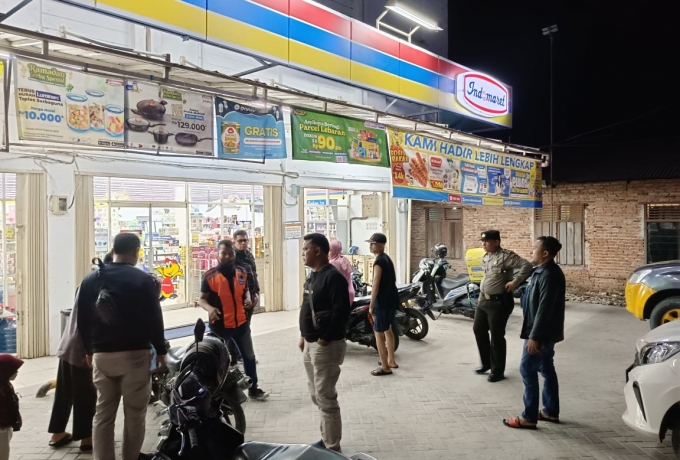 Polsek Siak Hulu Laksanakan Patroli Skala Besar dan Blue Light