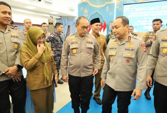 Perkuat Sinergi Pengamanan Idulfitri, Bupati Siak Hadiri Rakor Operasi Lancang Kuning 2026