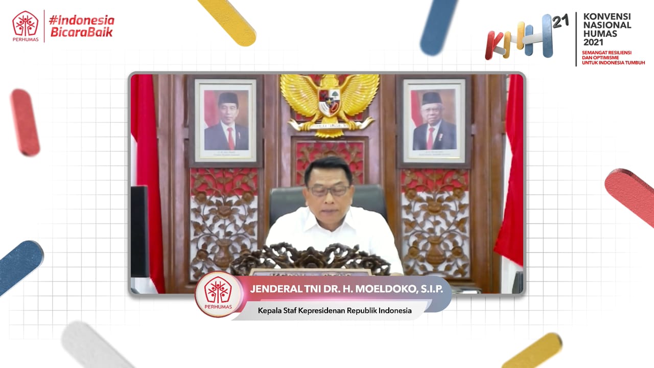 Konvensi Nasional Humas 2021 : Humas Indonesia Bantu Indonesia Tumbuh