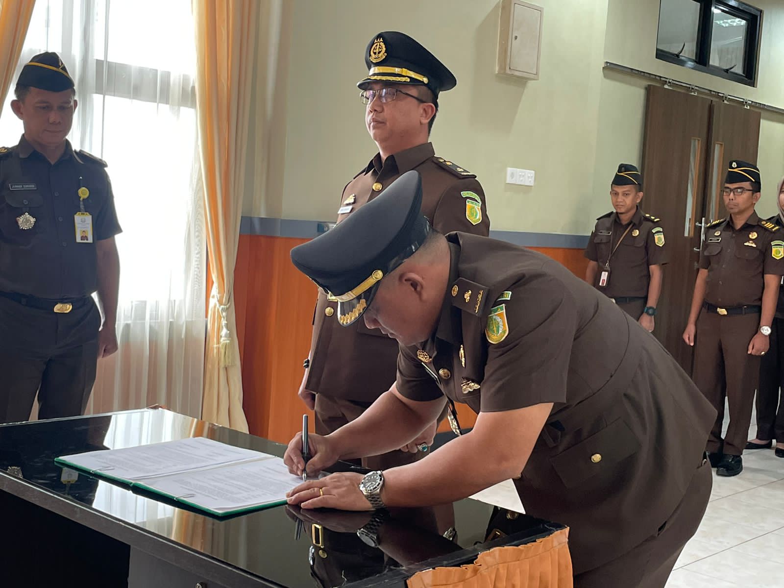 Kejari Bungo Gelar Sertijab 2 Kepala Seksi