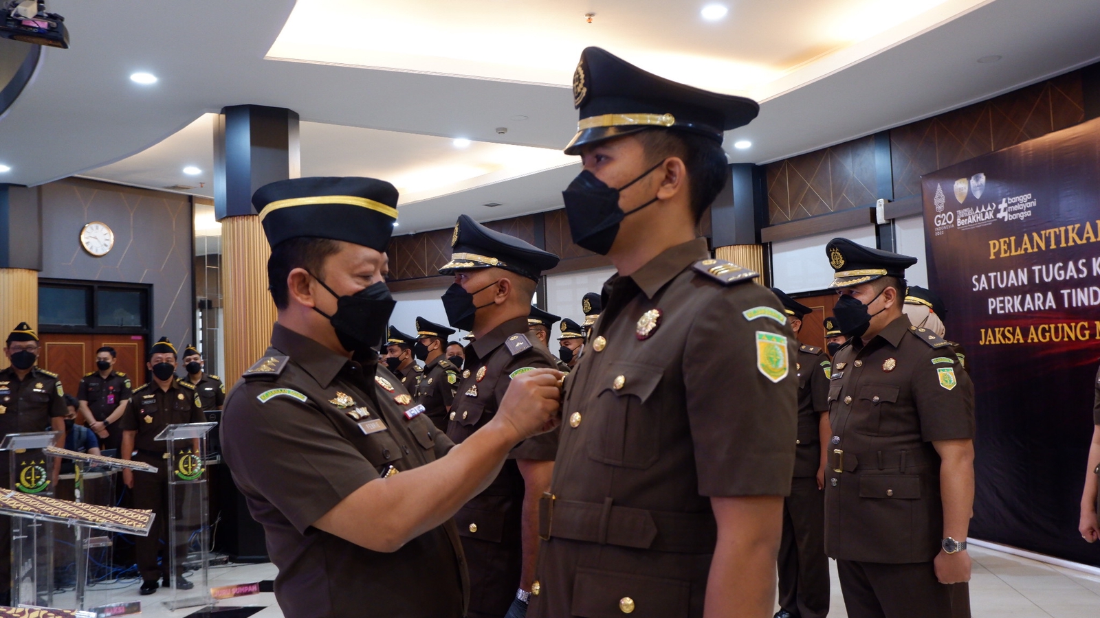 JAM Pidsus Kejaksaan Agung Lantik 27 Anggota Satgassus P3TPK