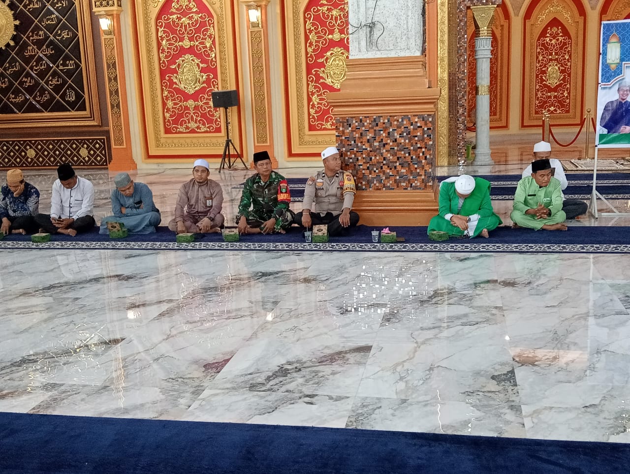 Babinsa Koramil 14/Kepenuhan Hadir ditengah masyarakat dalam kegiatan keagamaan