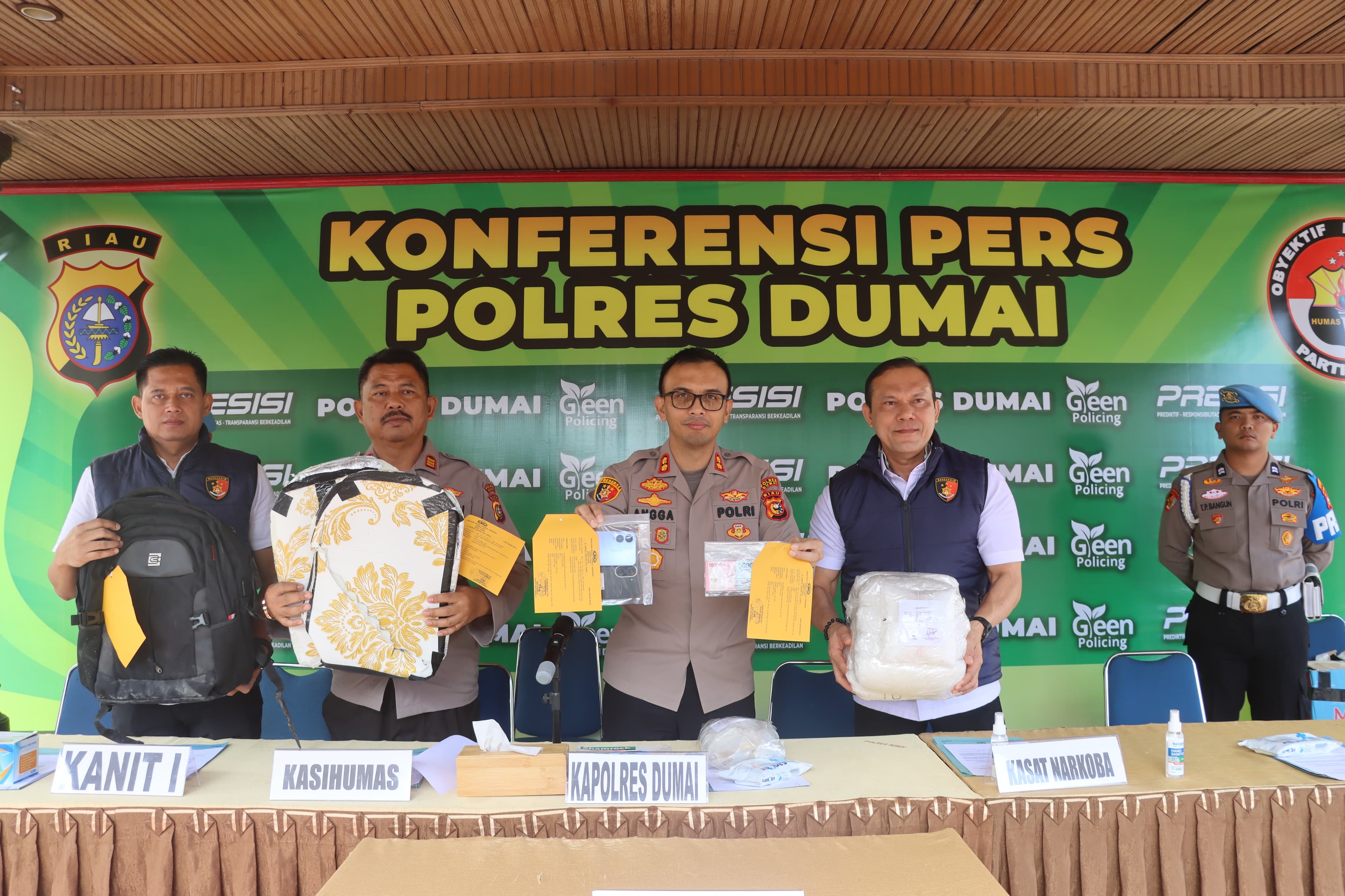 Polres Dumai Gagalkan Penyelundupan 10 Kg Sabu dari Malaysia, Kurir Asal Jawa Tengah Ditangkap