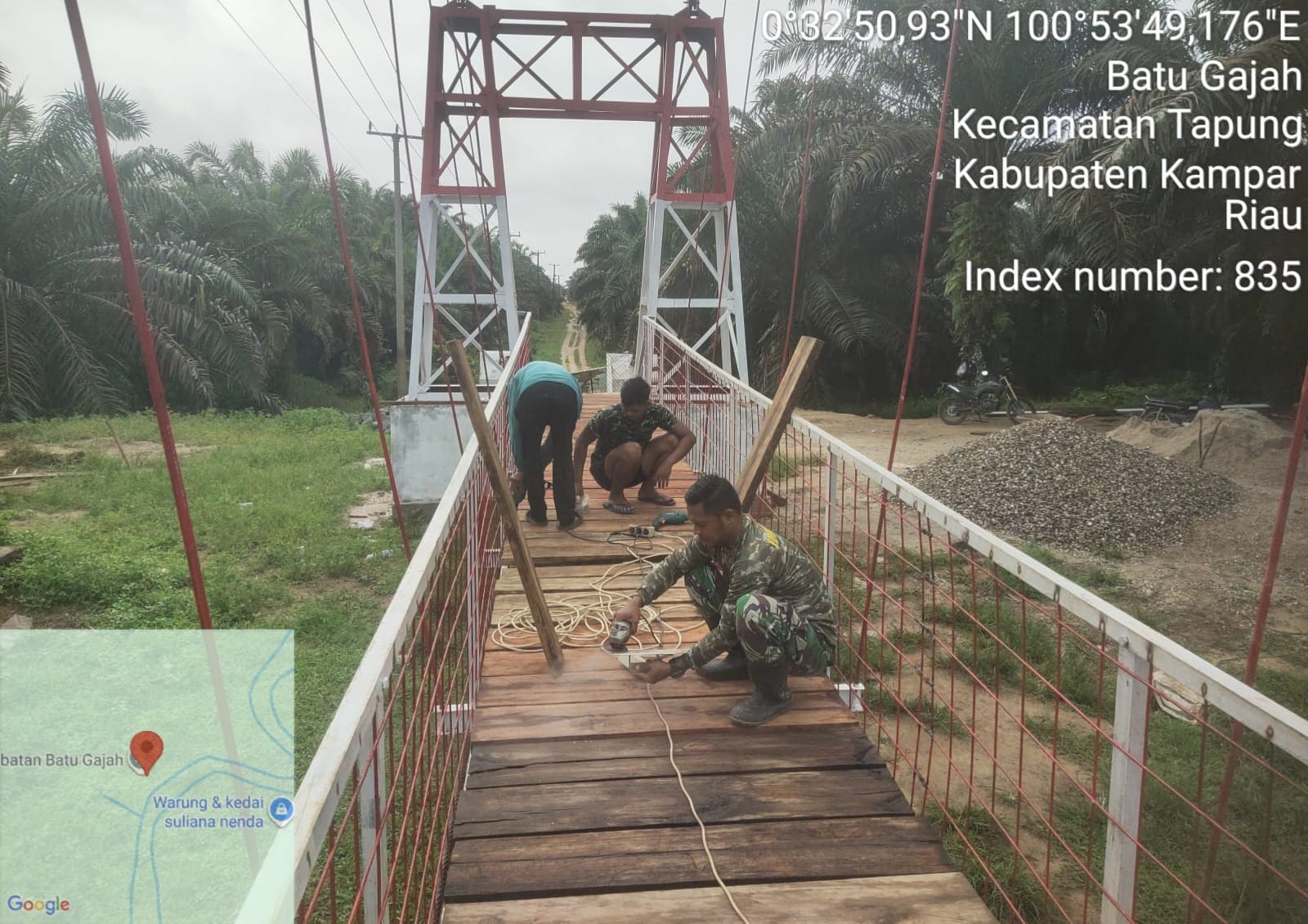 Menuju Tahap Akhir, Pembangunan Jembatan Gantung Garuda Tahap II Capai Progres 84,5%