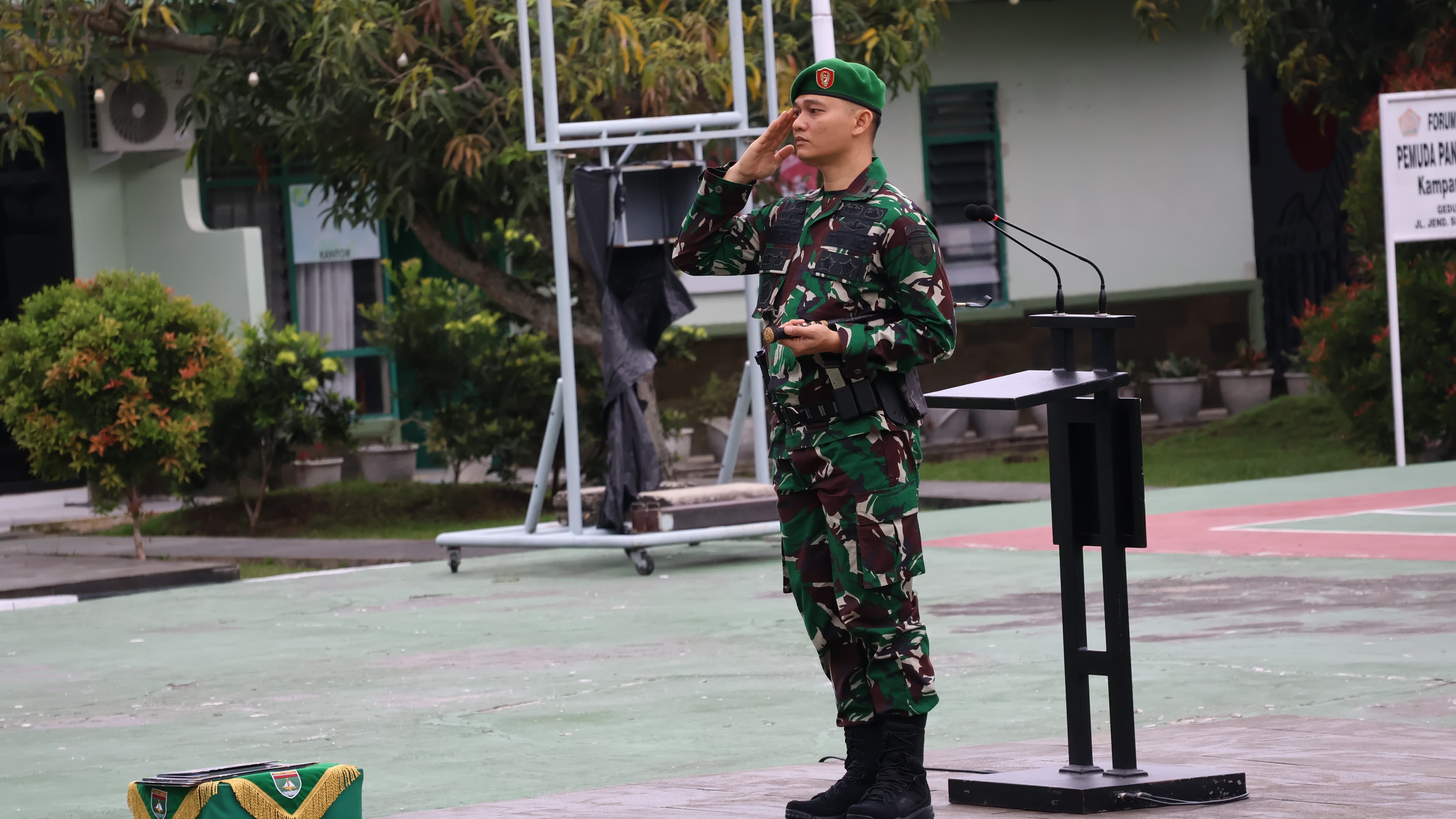 Kodim 0313/KPR Gelar Upacara Bulanan, Dandim Sampaikan Amanat Panglima TNI 
