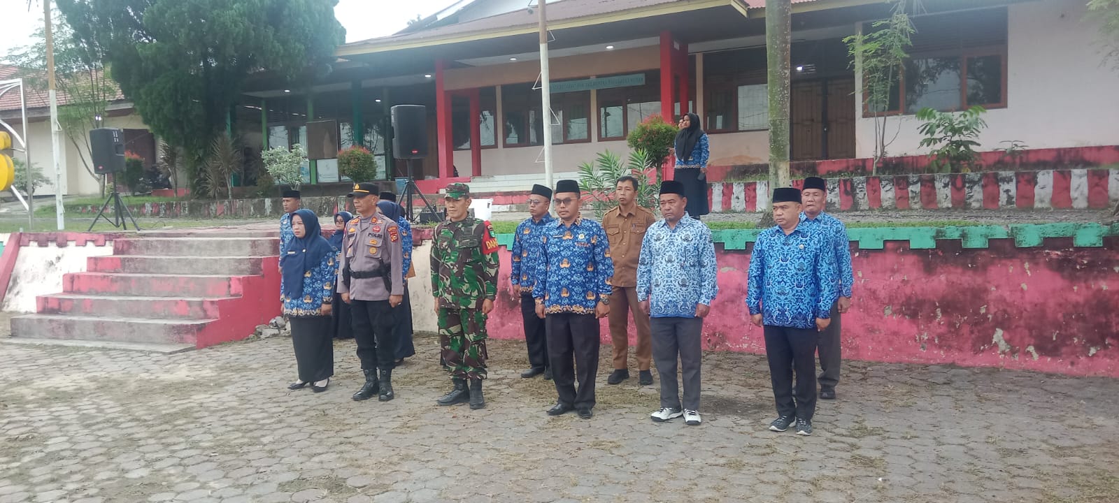 Wakili Danramil, Peltu H.J. Saragih Hadiri Upacara Peringatan Hari Kesadaran Nasional