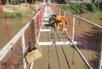 TNI Terus Mengabdi: Progres Jembatan Garuda Batu Gajah Capai 83,85%, Fokus Pada Keamanan Lintasan